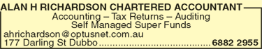 Alan H Richardson Chartered Accountant - Adelaide Accountant 2