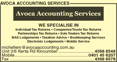 Avoca Accounting Services - Adelaide Accountant 2