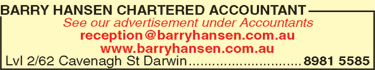 Barry Hansen Chartered Accountant - Adelaide Accountant 2