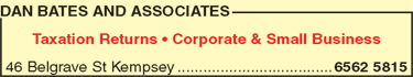 Dan Bates And Associates - Adelaide Accountant 2