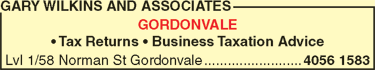 Gary Wilkins And Associates - Adelaide Accountant 1