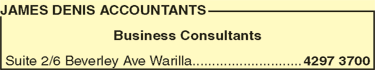 James Denis Accountants - Adelaide Accountant 2