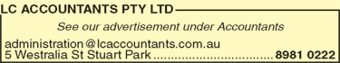 LC Accountants Pty Ltd - Adelaide Accountant 2