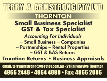 Terry A Armstrong Pty Ltd - Adelaide Accountant 1