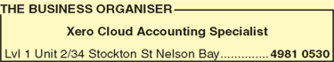 The Business Organiser - Adelaide Accountant 1