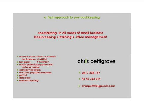 ChrisP Bookkeeping - Adelaide Accountant 1